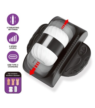 PRETTY LOVE CALISTA UNIVERSAL AUTOMATIC MASTURBATOR BLACK