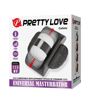 PRETTY LOVE CALISTA UNIVERSAL AUTOMATIC MASTURBATOR BLACK