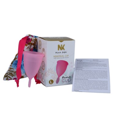 NINA KIKI COPA MENSTRUAL ROSA TALLA L