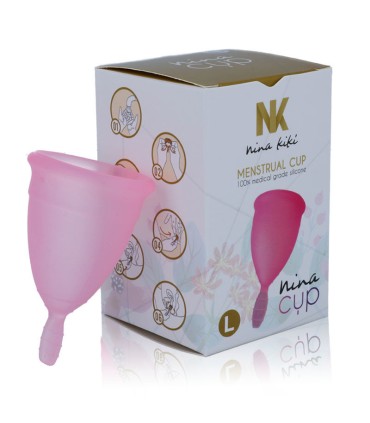 NINA KIKI COPA MENSTRUAL ROSA TALLA L