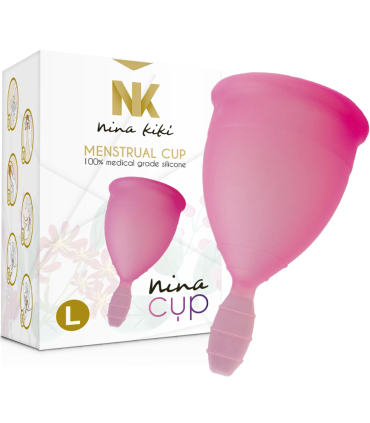 NINA KIKI COPA MENSTRUAL ROSA TALLA L