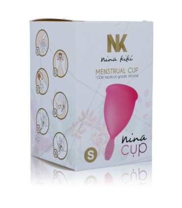 NINA KIKI COPA MENSTRUAL ROSA TALLA S