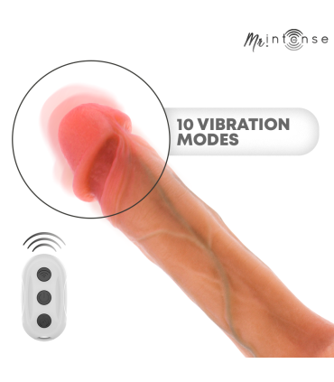 MR INTENSE BRADLEY VIBRATOR DILDO WITH HEAT EFFECT AND REMOTE CONTROL 21 CM O 42 CM