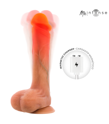 MR INTENSE BRADLEY VIBRATOR DILDO WITH HEAT EFFECT AND REMOTE CONTROL 21 CM O 42 CM