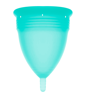 STERCUP COPA MENSTRUAL FDA SILICONA AQUAMARINA TALLA L