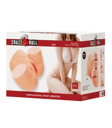CRAZY BULL LIORA XXL DOUBLE VAGINAL AND ANAL VIBRATING MASTURBATOR