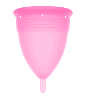 STERCUP COPA MENSTRUAL FDA SILICONA ROSA TALLA S