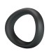 CRAZY BULL VALEN ERGONOMIC SILICONE COCK RING BLACK
