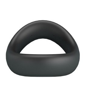 CRAZY BULL VALEN ERGONOMIC SILICONE COCK RING BLACK