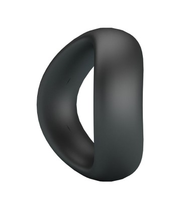 CRAZY BULL VALEN ERGONOMIC SILICONE COCK RING BLACK