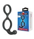 CRAZY BULL FLORIAN DOUBLE COCK AND BALL RING BLACK