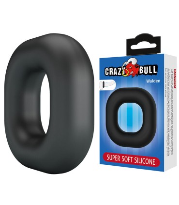 CRAZY BULL WALDEN SUPER SOFT SILICONE COCK RING BLACK