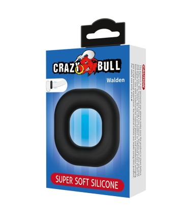CRAZY BULL WALDEN SUPER SOFT SILICONE COCK RING BLACK