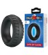 CRAZY BULL MERRITT TEXTURED SILICONE COCK RING BLACK