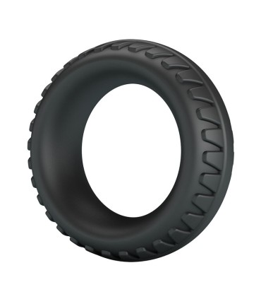 CRAZY BULL MERRITT TEXTURED SILICONE COCK RING BLACK