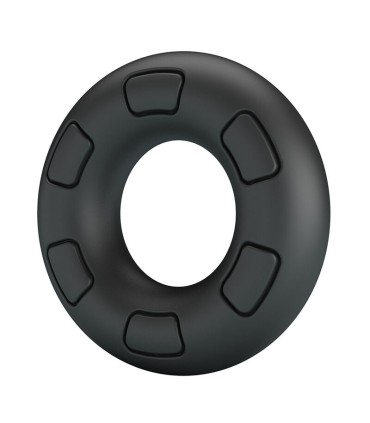 CRAZY BULL BERTRAM SUPER SOFT SILICONE COCK RING BLACK