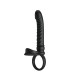 PRETTY LOVE MERRITT ANAL VIBRATOR WITH RING AND VIBRATION BLACK