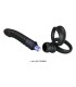 PRETTY LOVE MERRITT ANAL VIBRATOR WITH RING AND VIBRATION BLACK