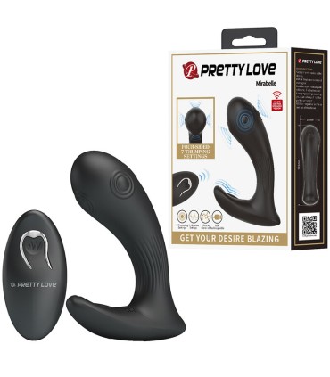 PRETTY LOVE MIRABELLE PROSTATE VIBRATOR WITH REMOTE CONTROL
