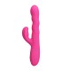 PRETTY LOVE WINTERS MULTIFUNCTION RABBIT VIBRATOR WITH LED DISPLAY PINK