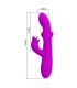 PRETTY LOVE YALANDA RABBIT OSCILLATING VIBRATOR WITH LED DISPLAY PURPLE