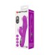 PRETTY LOVE YALANDA RABBIT OSCILLATING VIBRATOR WITH LED DISPLAY PURPLE