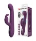 PRETTY LOVE DEE MULTIFUNCTION RABBIT VIBRATOR OSCILLATING AND PERCUSSION PURPLE