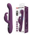PRETTY LOVE - DEE MULTIFUNCTION RABBIT VIBRATOR OSCILLATING AND PERCUSSION PURPLE