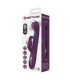 PRETTY LOVE DEE MULTIFUNCTION RABBIT VIBRATOR OSCILLATING AND PERCUSSION PURPLE