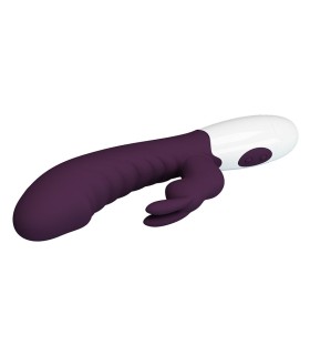 PRETTY LOVE NAUGHTY BUNNY 30 FUNCTION RABBIT VIBRATOR PURPLE