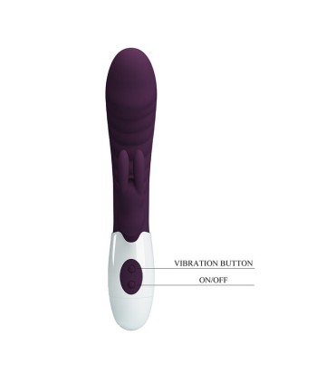 PRETTY LOVE NAUGHTY BUNNY 30 FUNCTION RABBIT VIBRATOR PURPLE