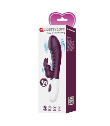 PRETTY LOVE NAUGHTY BUNNY 30 FUNCTION RABBIT VIBRATOR PURPLE