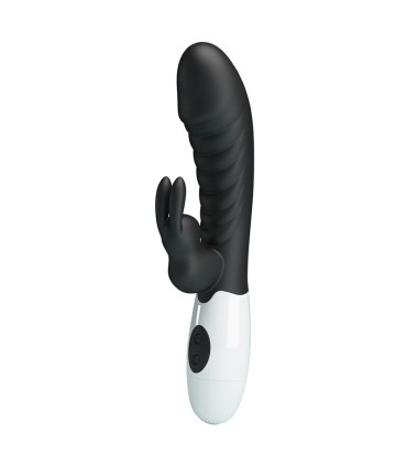 PRETTY LOVE NAUGHTY BUNNY 30 FUNCTION RABBIT VIBRATOR BLACK