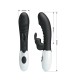 PRETTY LOVE NAUGHTY BUNNY 30 FUNCTION RABBIT VIBRATOR BLACK