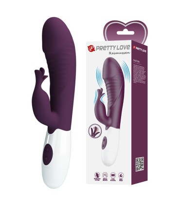PRETTY LOVE ROGUE MUSE 30 FUNCTION RABBIT VIBRATOR PURPLE