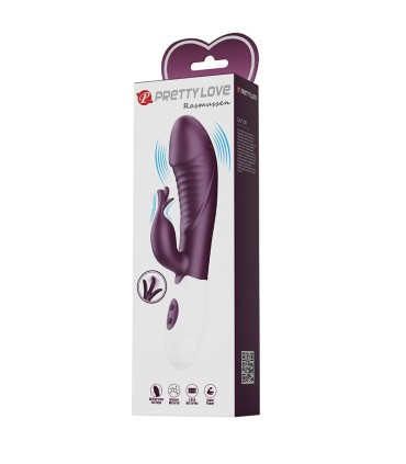 PRETTY LOVE ROGUE MUSE 30 FUNCTION RABBIT VIBRATOR PURPLE