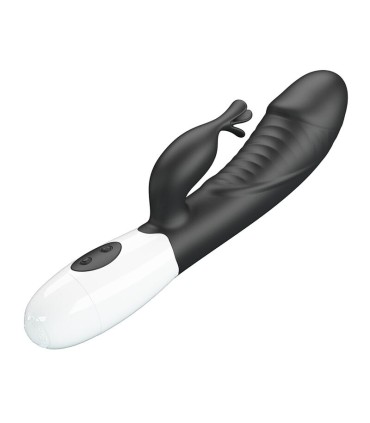 PRETTY LOVE RASMUSSEN 30 FUNCTION RABBIT VIBRATOR BLACK