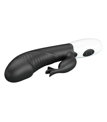 PRETTY LOVE RASMUSSEN 30 FUNCTION RABBIT VIBRATOR BLACK
