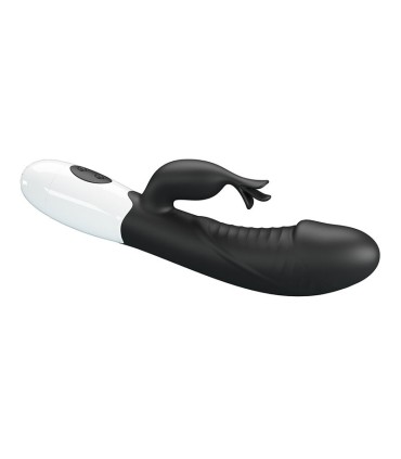 PRETTY LOVE RASMUSSEN 30 FUNCTION RABBIT VIBRATOR BLACK