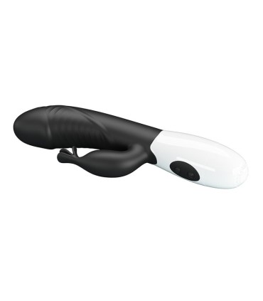 PRETTY LOVE RASMUSSEN 30 FUNCTION RABBIT VIBRATOR BLACK