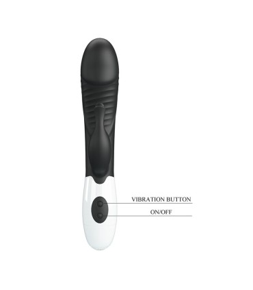 PRETTY LOVE RASMUSSEN 30 FUNCTION RABBIT VIBRATOR BLACK