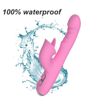 NALONE T MAY RABBIT VIBRATOR WITH PUSH AND OSCILLATING MOTION