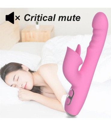 NALONE T MAY RABBIT VIBRATOR WITH PUSH AND OSCILLATING MOTION