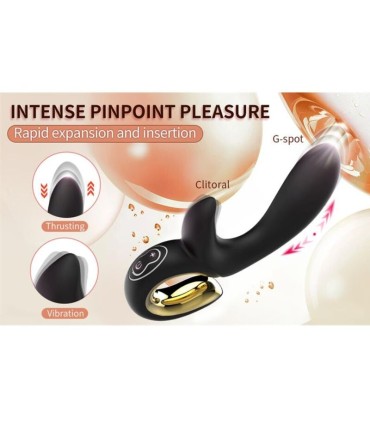 NALONE LULU RABBIT VIBE WITH THRUSTING BLACK