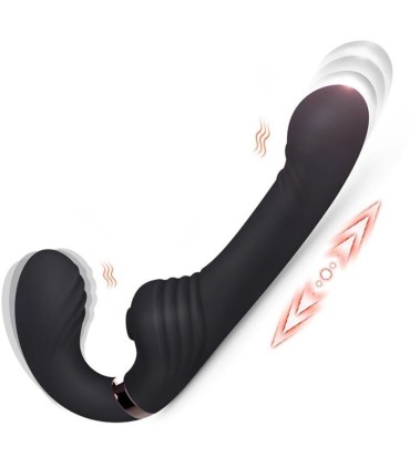 NALONE ALLOW DUAL VIBE WITH ROTATION AND THRUSTING BLACK