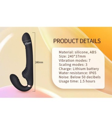 NALONE ALLOW DUAL VIBE WITH ROTATION AND THRUSTING BLACK