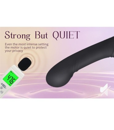 NALONE ALLOW DUAL VIBE WITH ROTATION AND THRUSTING BLACK