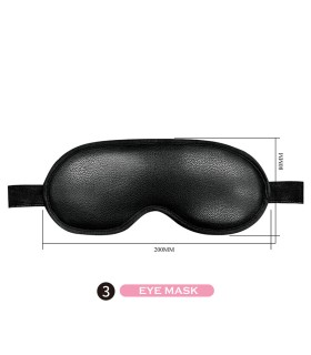 PRETTY LOVE 8 PIECE BDSM KIT BLACK