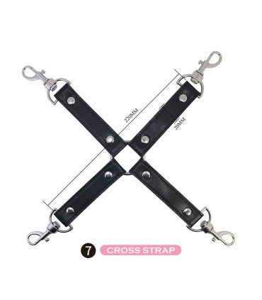 PRETTY LOVE 8 PIECE BDSM KIT BLACK