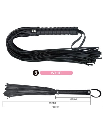 PRETTY LOVE 8 PIECE BDSM KIT BLACK